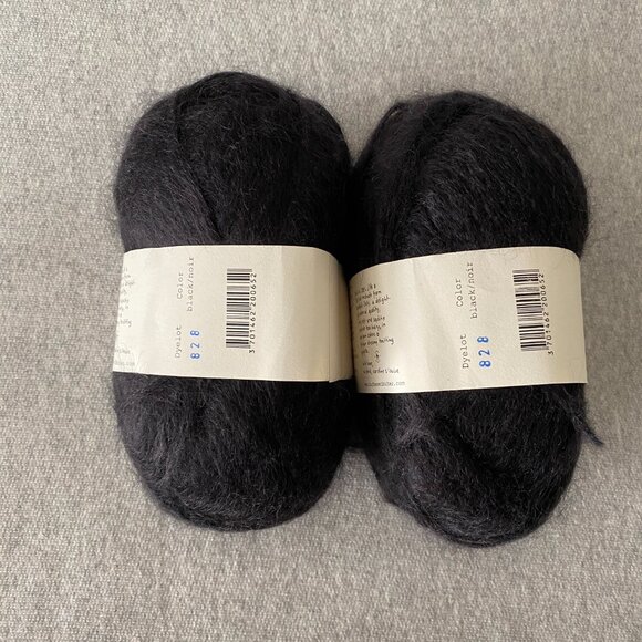 NWT Biches & Buches Le Gros Silk Mohair Colour Black Lot of 2 - Picture 2 of 7